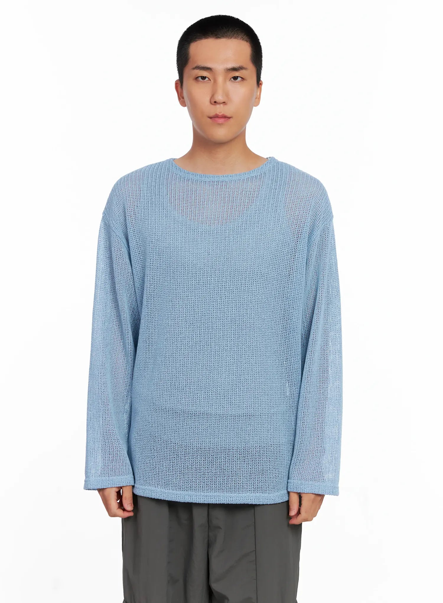 Men's Sheer Knit Long Sleeve IS510