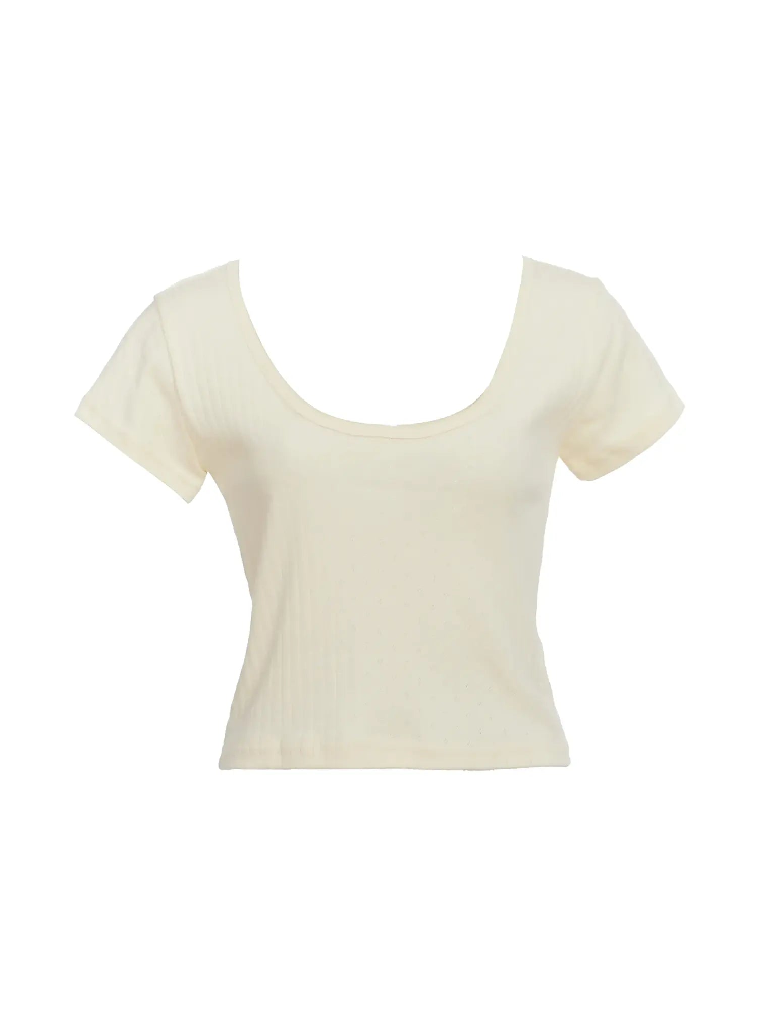 Cotton Casual Scoop Tee IC503