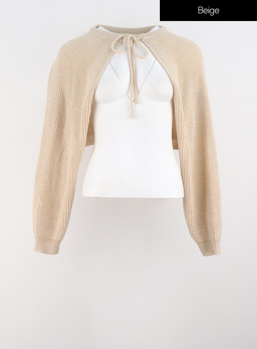 Front Tie Knit Bolero IS301