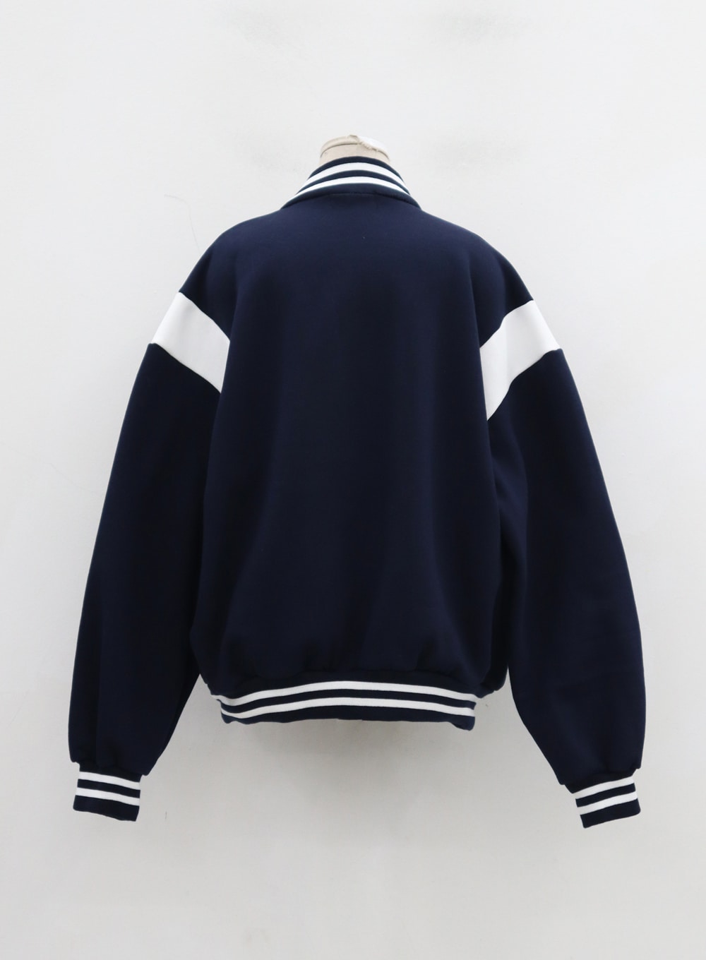 Plus Two Color Zipper Sweatshirt ID27