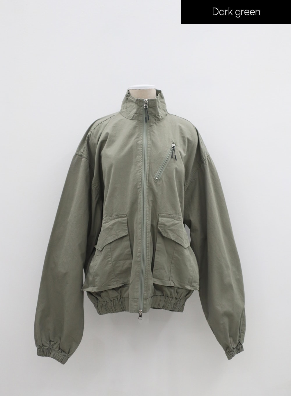 Oversized Zip-Up Jacket IF316