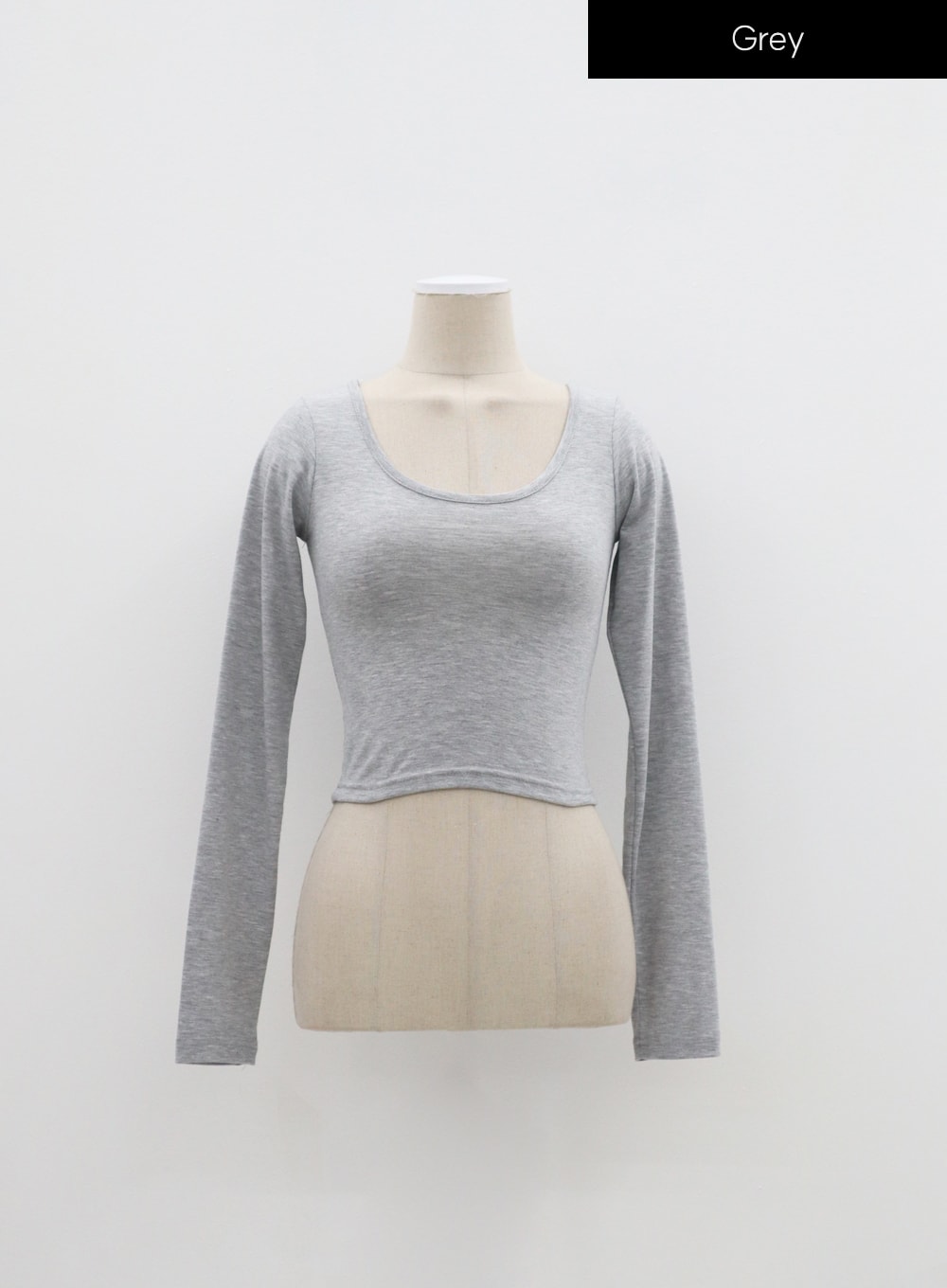 Cropped Scoop Neck Top IF315