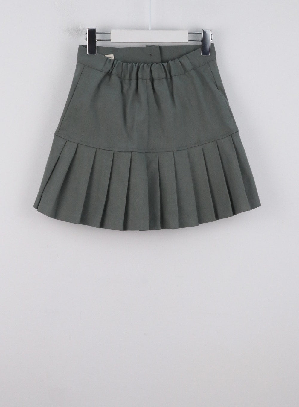 Pleated Cotton Mini Skirt IG303