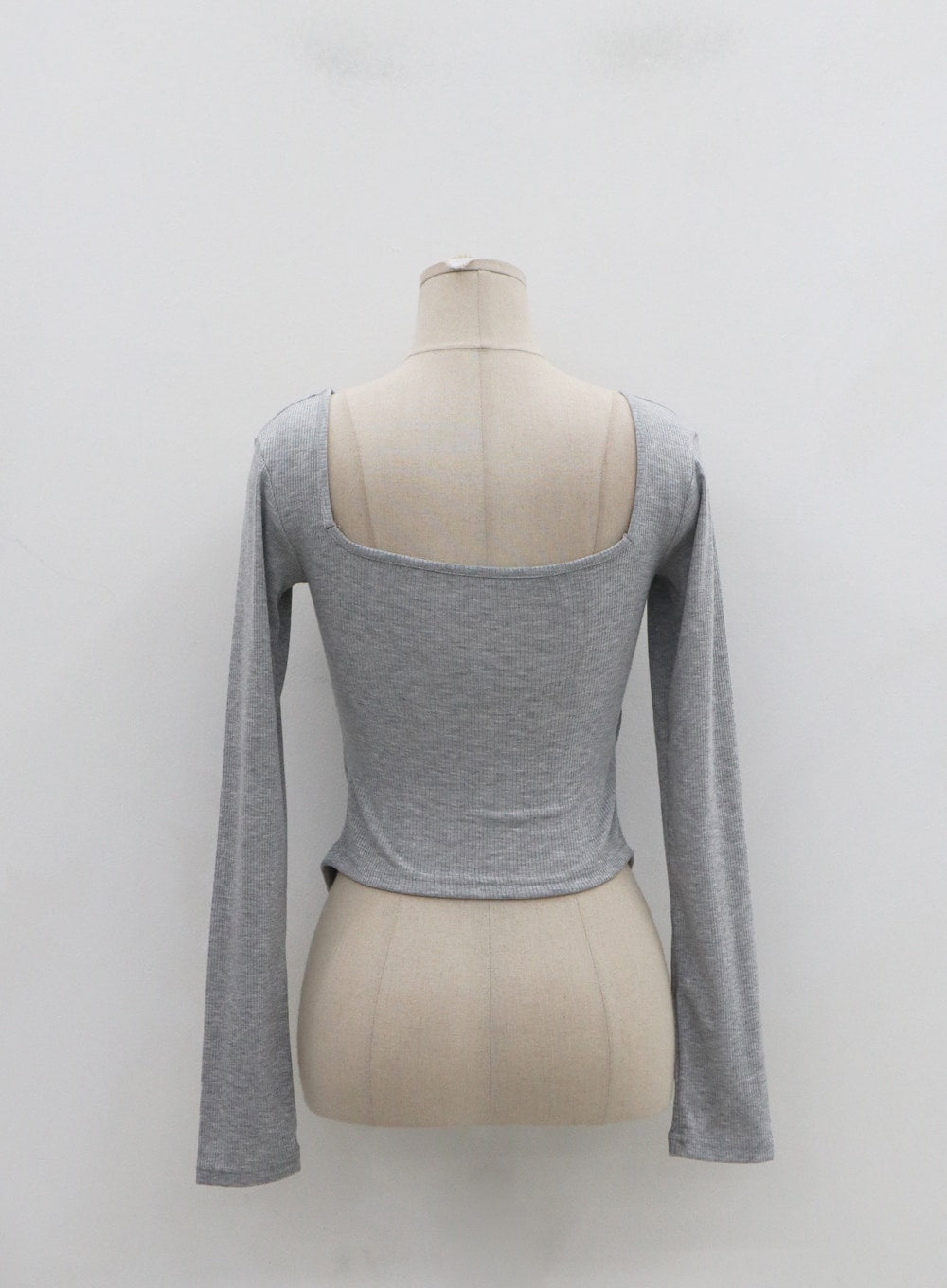 Sexy Square Neck Front Hole Top IN22