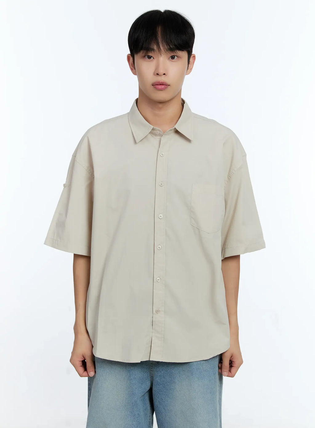 Men's Pocket Detail Short Sleeve Shirt IG519