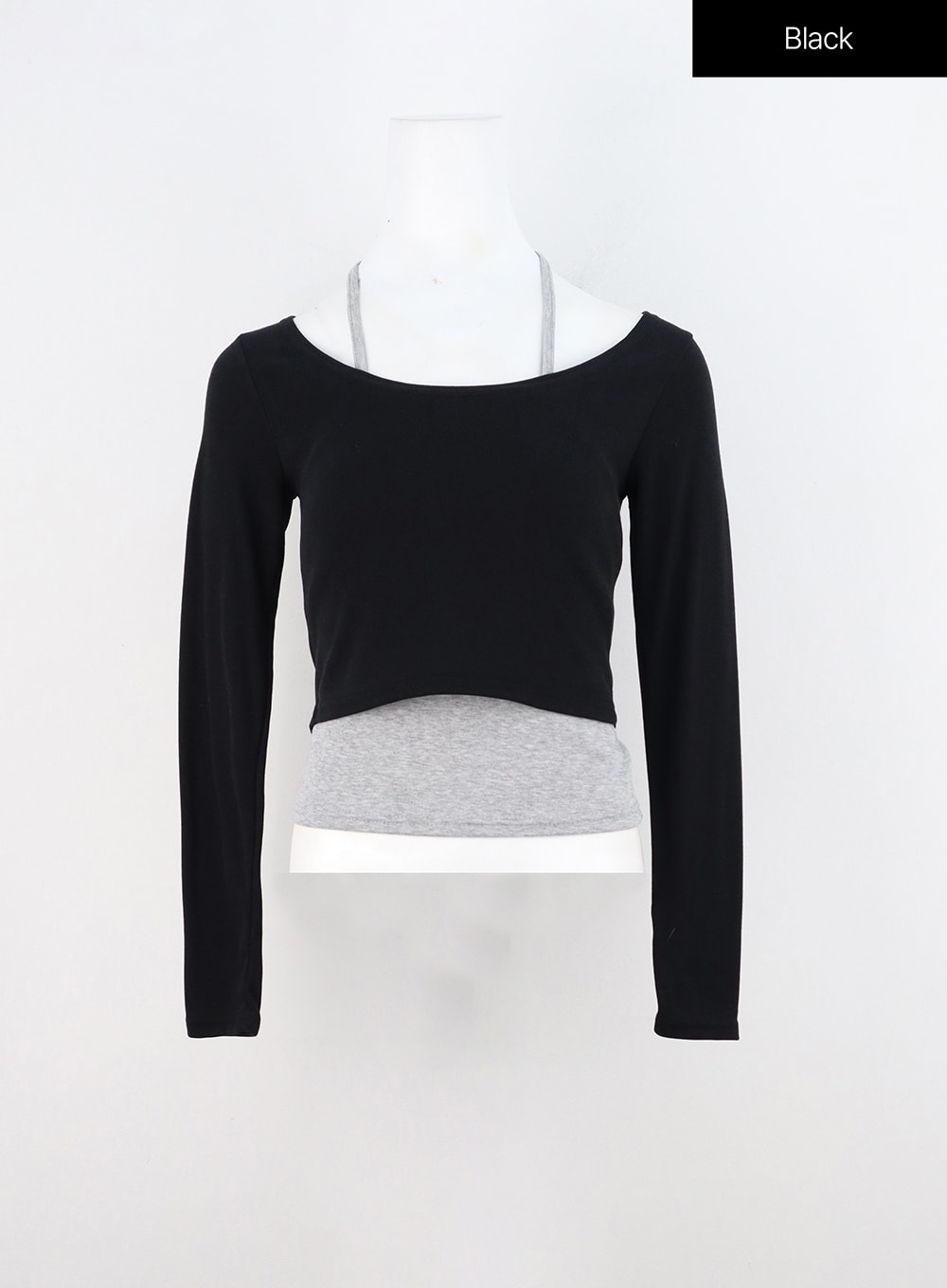 Layered U-Neck Tee IN314