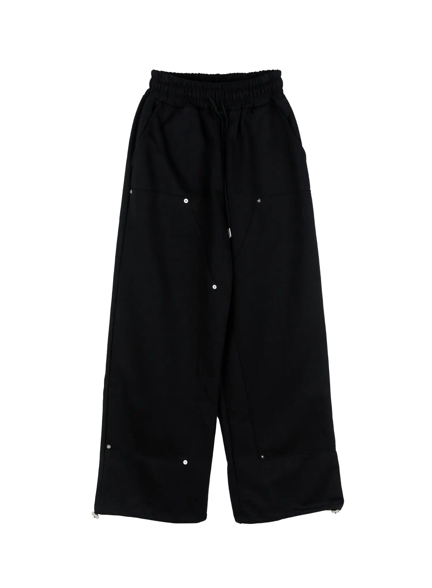 Wide-Leg Stud Accent Sweatpants IG508