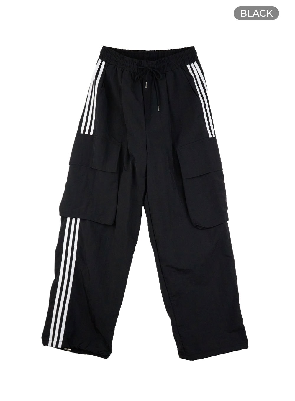 Nylon Cargo String Track Pants IL419
