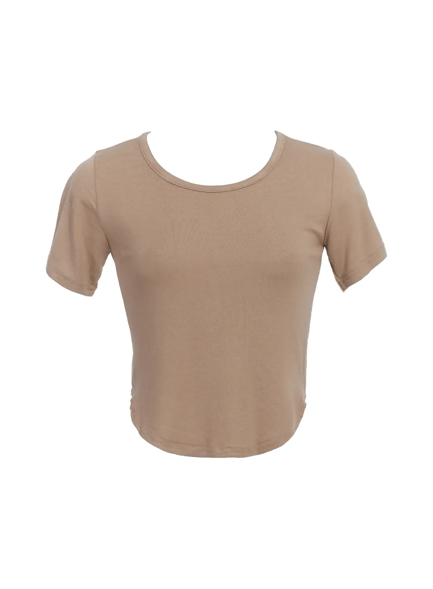 Essential Cropped Round-Neck Tee IC503