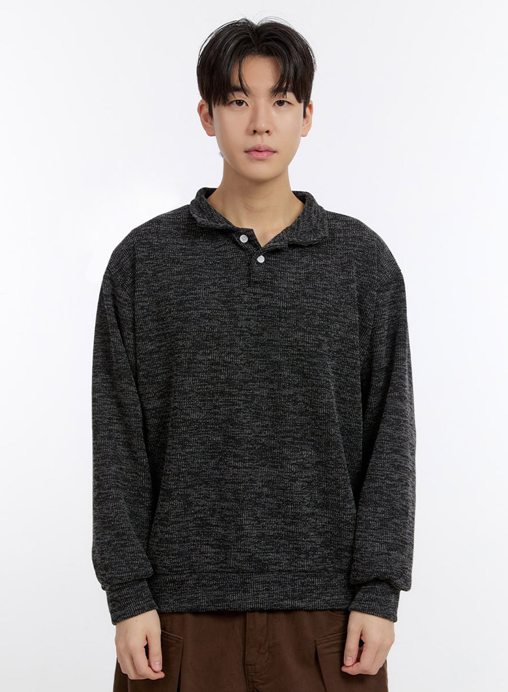 Men's Essential Collared Sweatshirt IM525