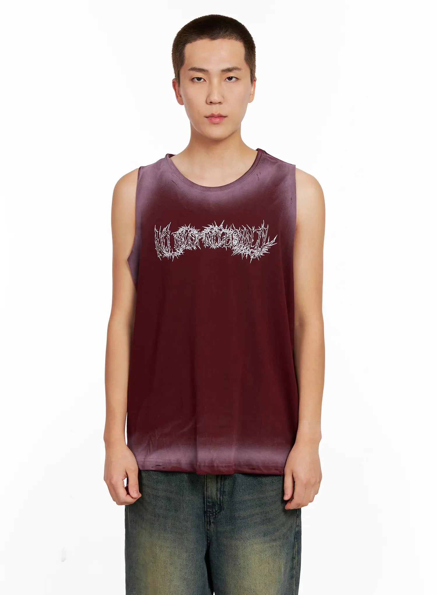Men's Distressed Muscle Tee IG508