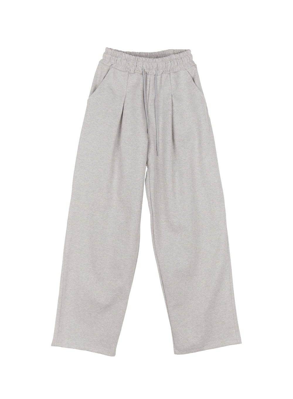 Cotton Pintuck Wide-Fit Sweatpants IY516