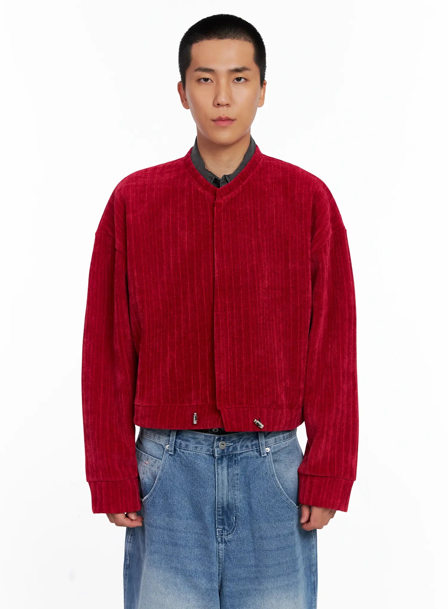 Men's Velvet Crop Jacket IS510