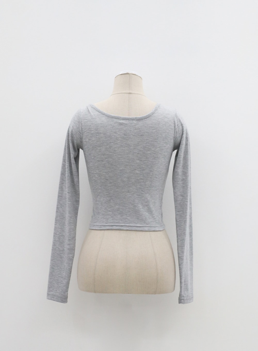 Cropped Scoop Neck Top IF315