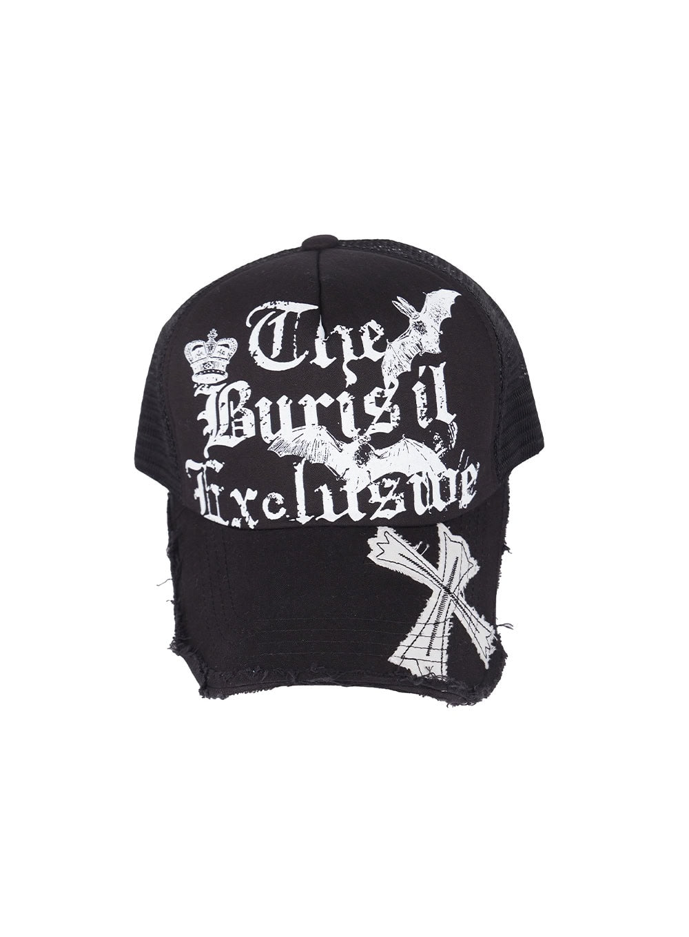 Patched Graphic Mesh Cap IY516