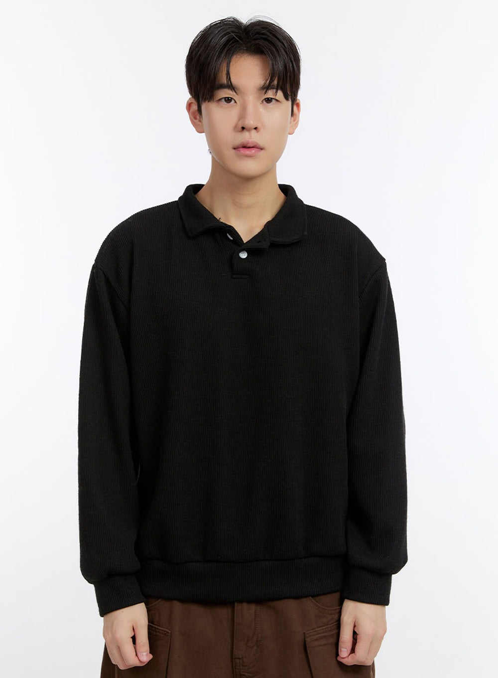 Men's Essential Collared Sweatshirt IM525