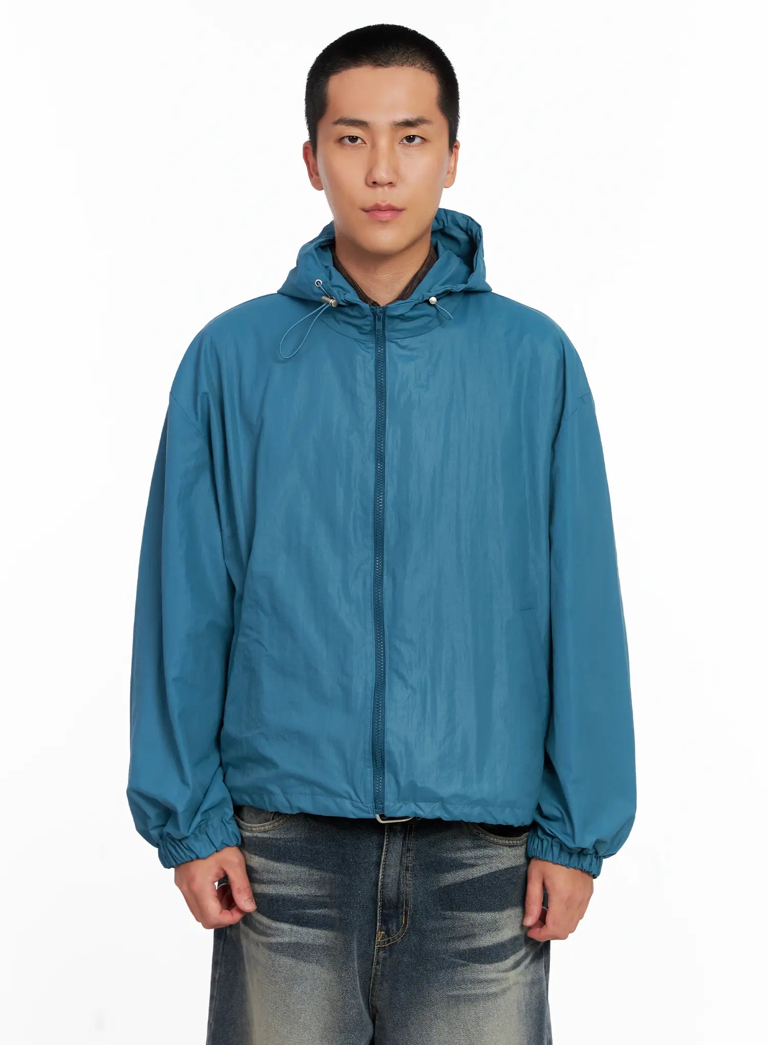 Men's Glossy Windbreaker IS510