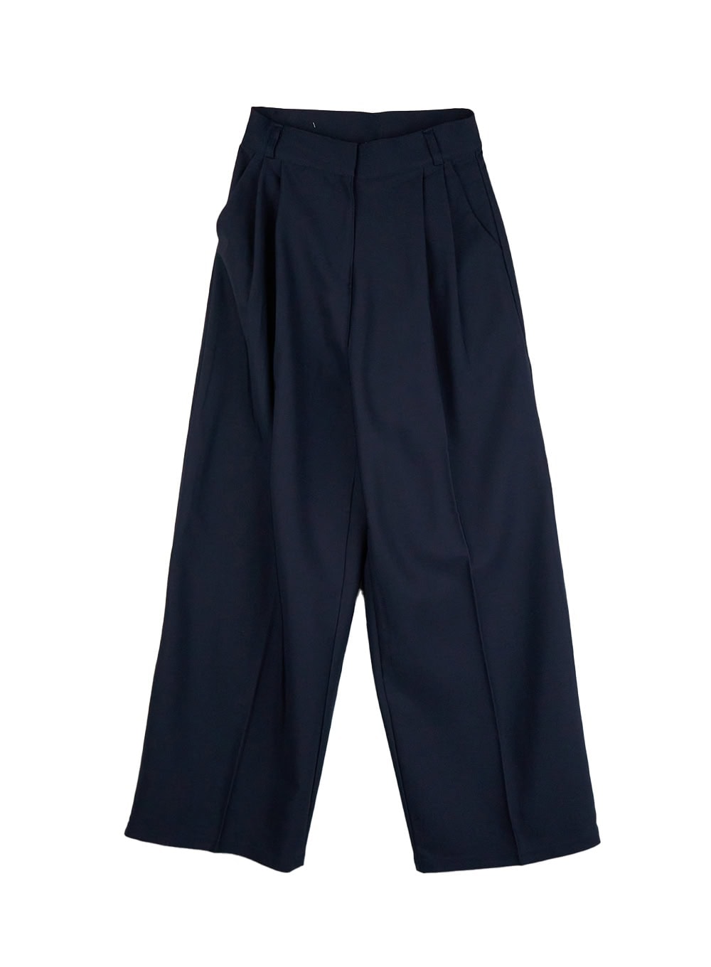 Classic Pintuck Wide-Fit Slacks IJ527