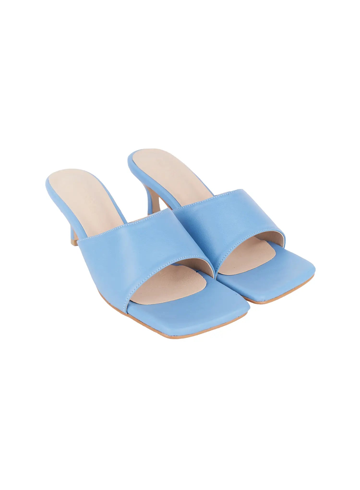 Square-Toe Mule Sandals IS516