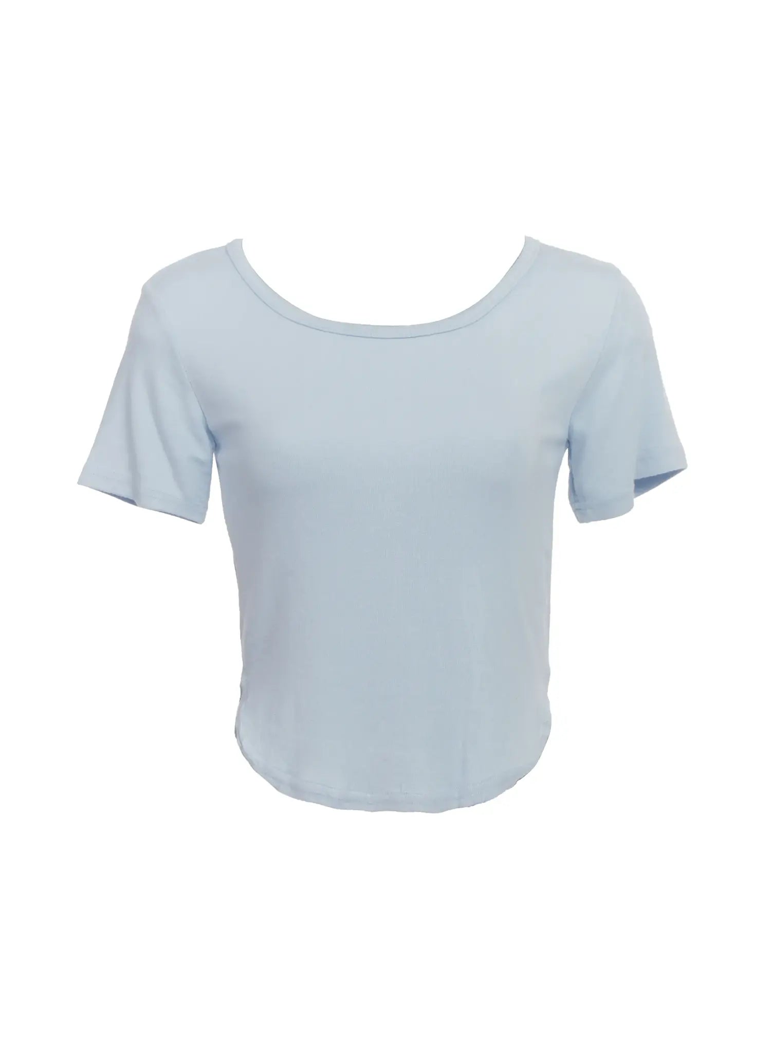 Essential Cropped Round-Neck Tee IC503