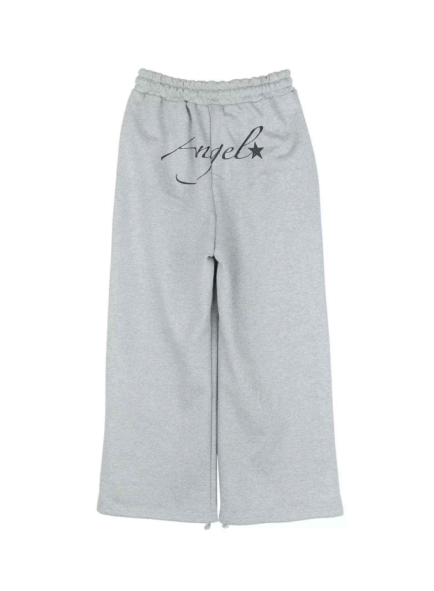 Graphic Wide-Leg Sweatpants IS525