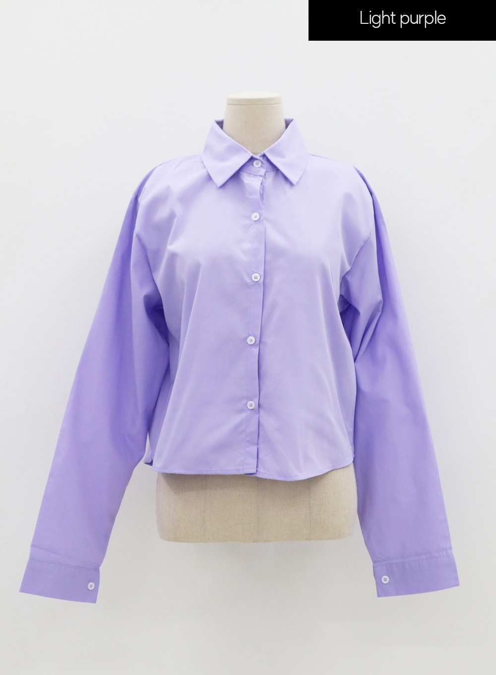 Cotton Cropped Long Sleeve T-Shirt IS15