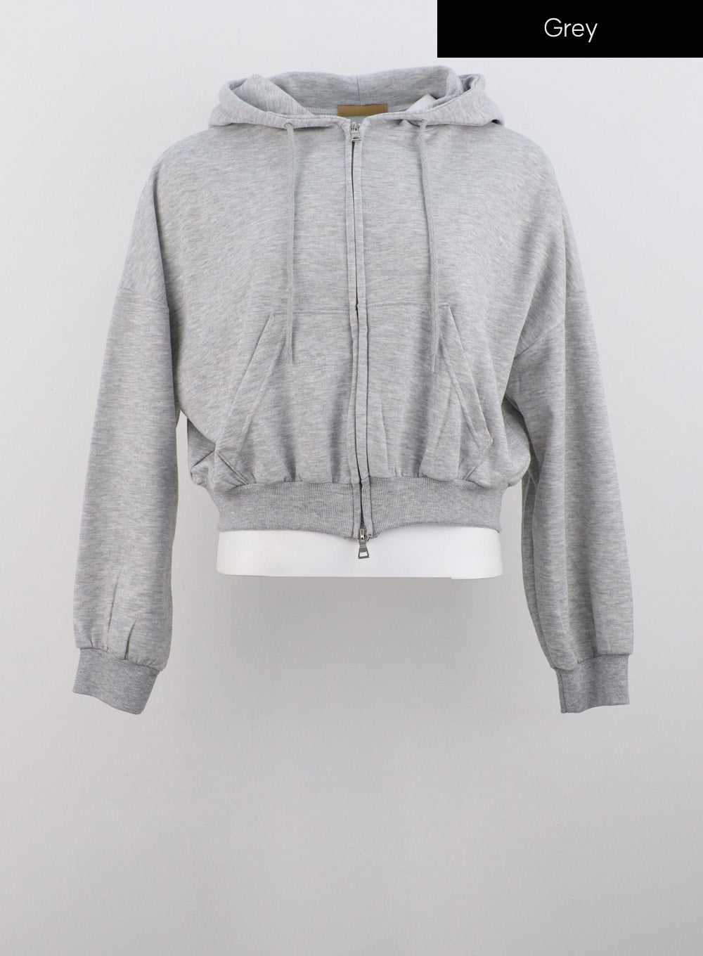 Zip-Up Cropped Hoodie IG320