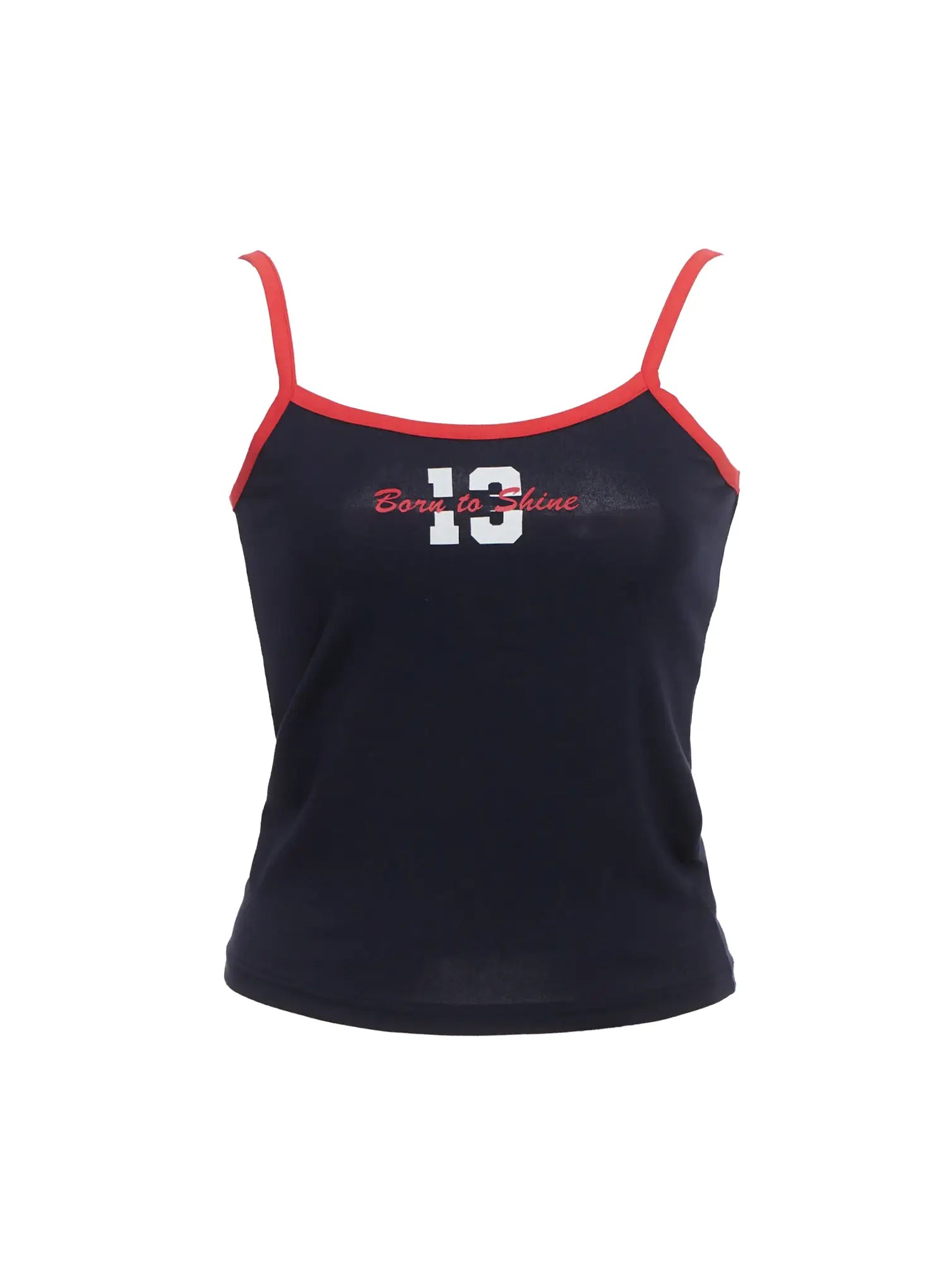 Sporty Contrast Sleeveless Top  IC503