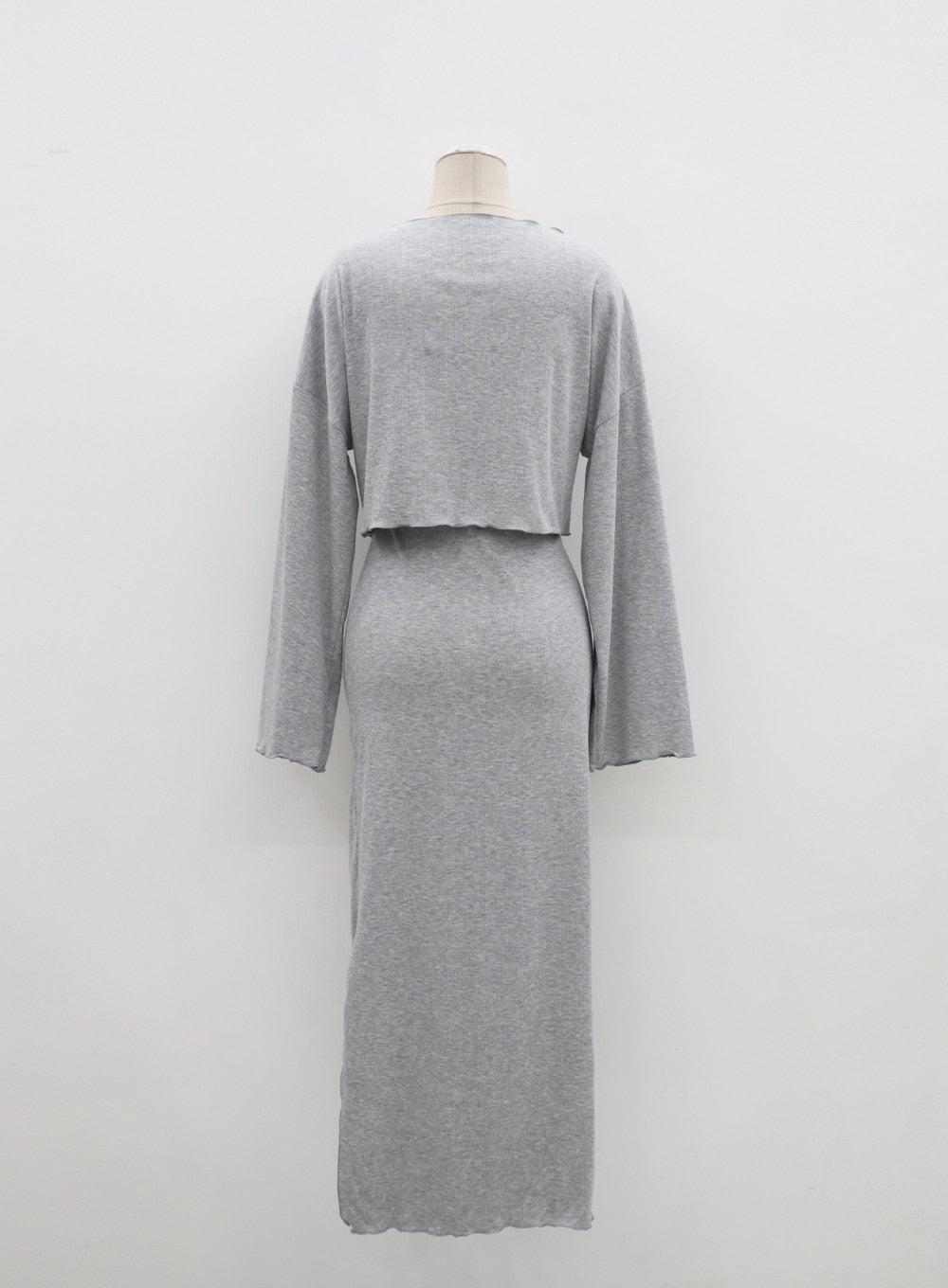 Maxi Dress And Cardigan Set IM322