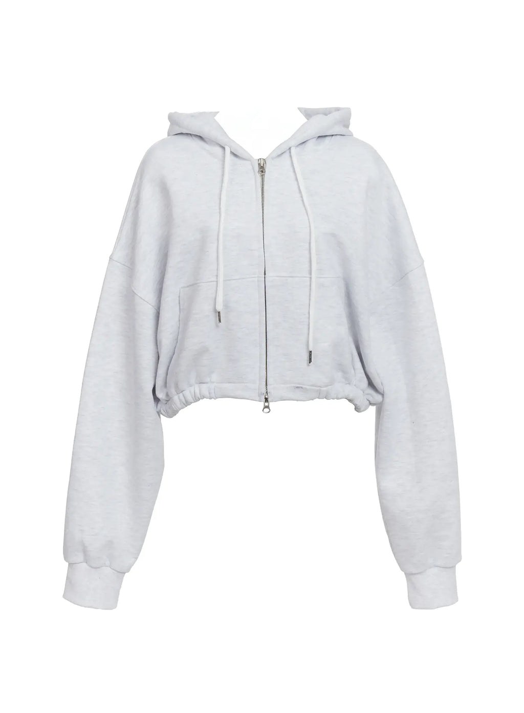 Cropped Zip-Up Hoodie IO517