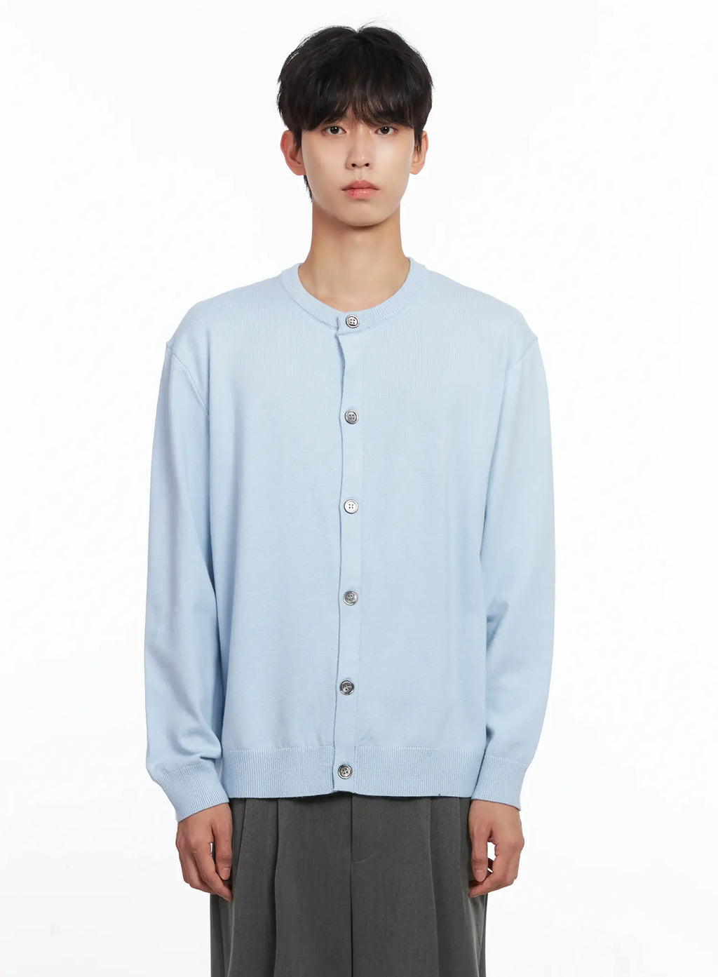 Men's Classic Round Cardigan IS519