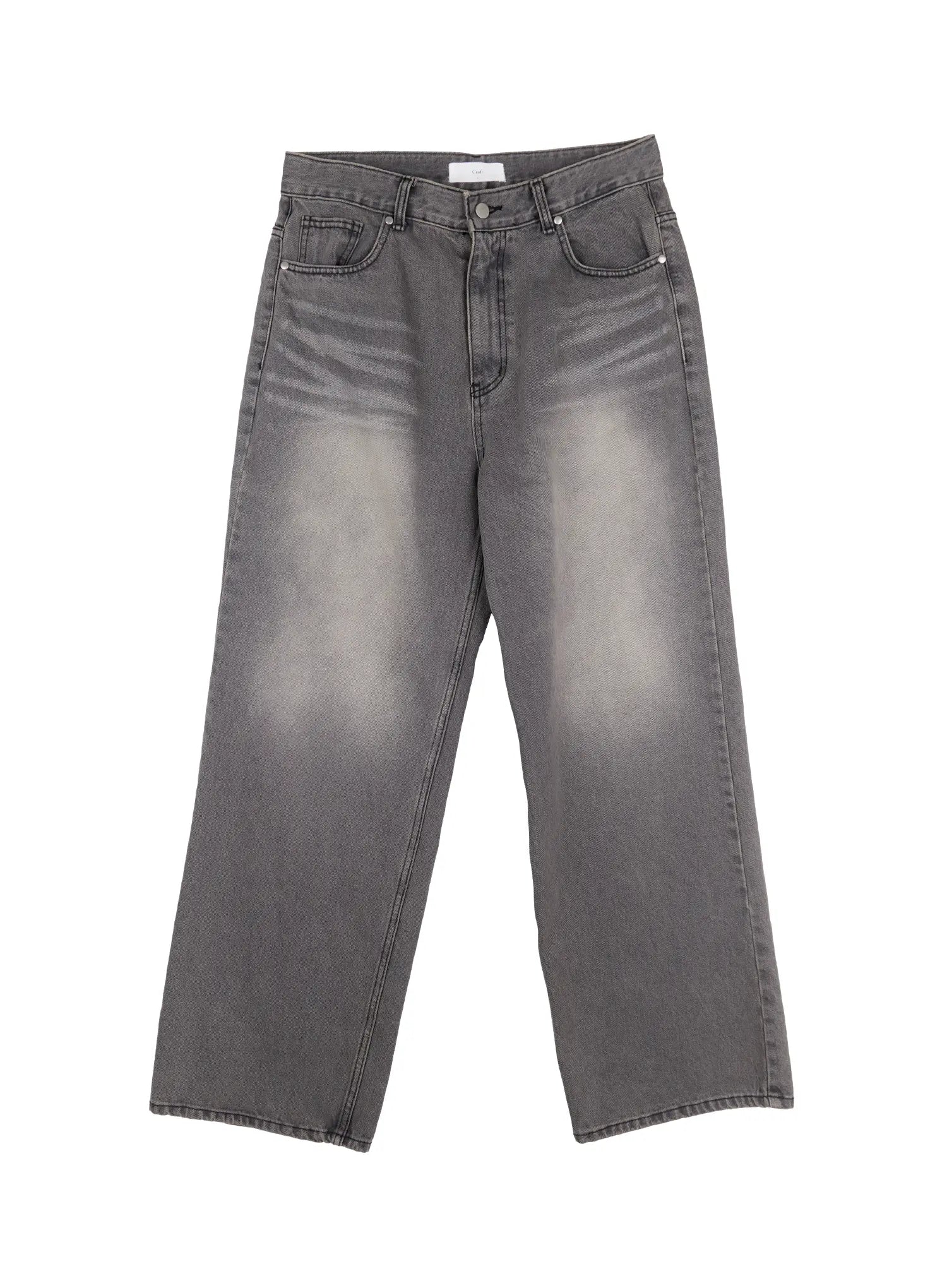 Men's Wide Washed Jeans IS530