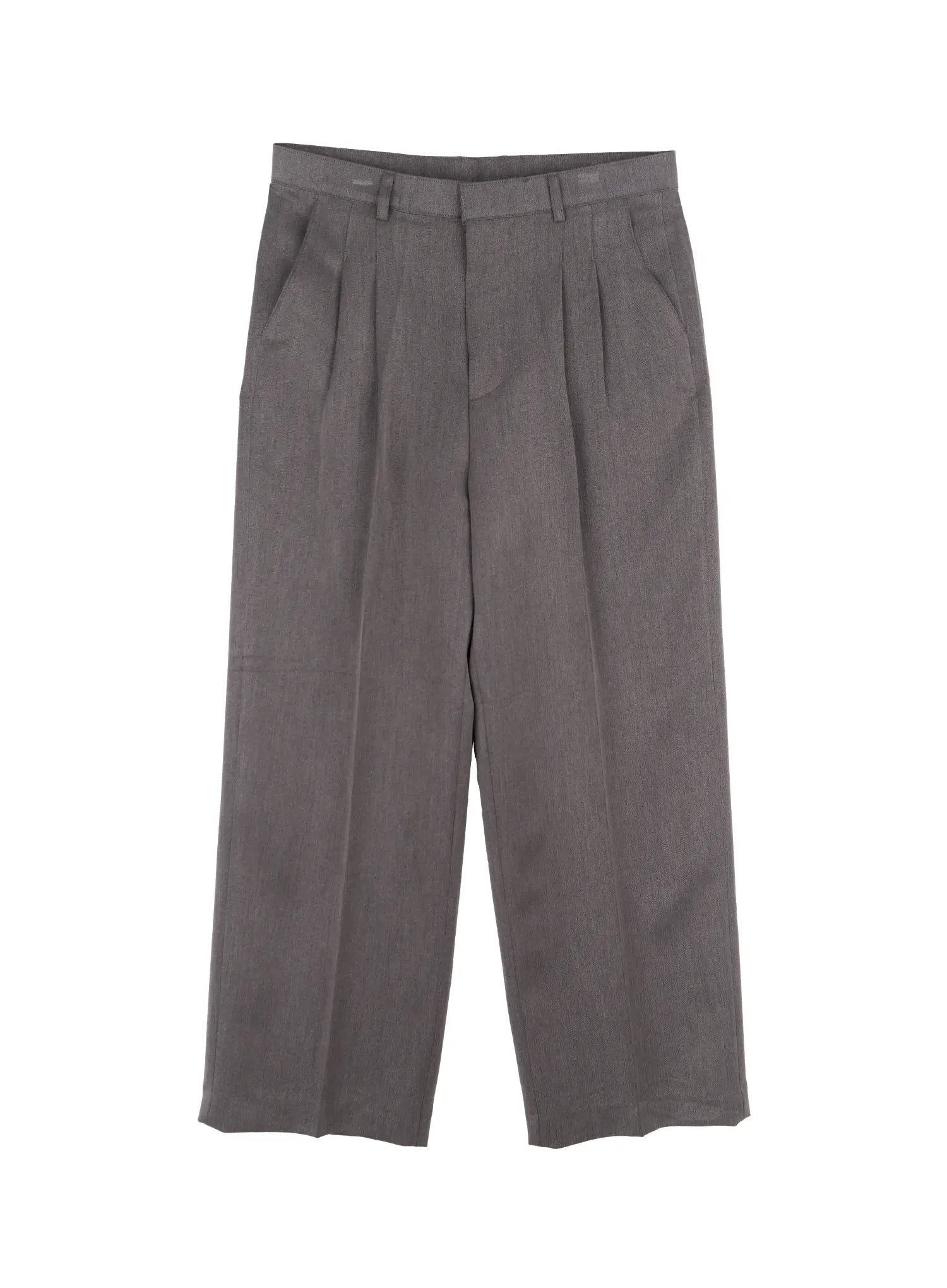 Men's Pintuck Wide-Leg Trousers IS519