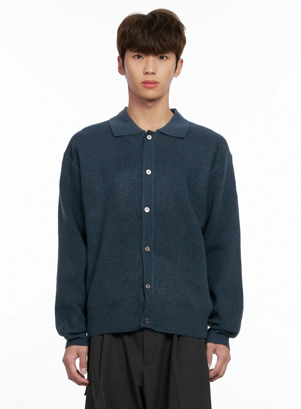 Men's Classic Button Up Knit Sweater IO506