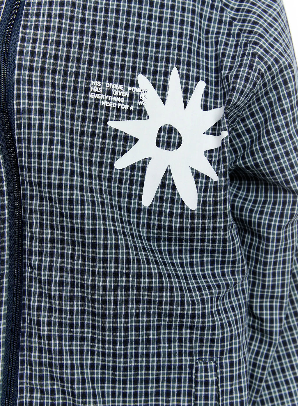 Men's Checkered Windbreaker Jacket IS529