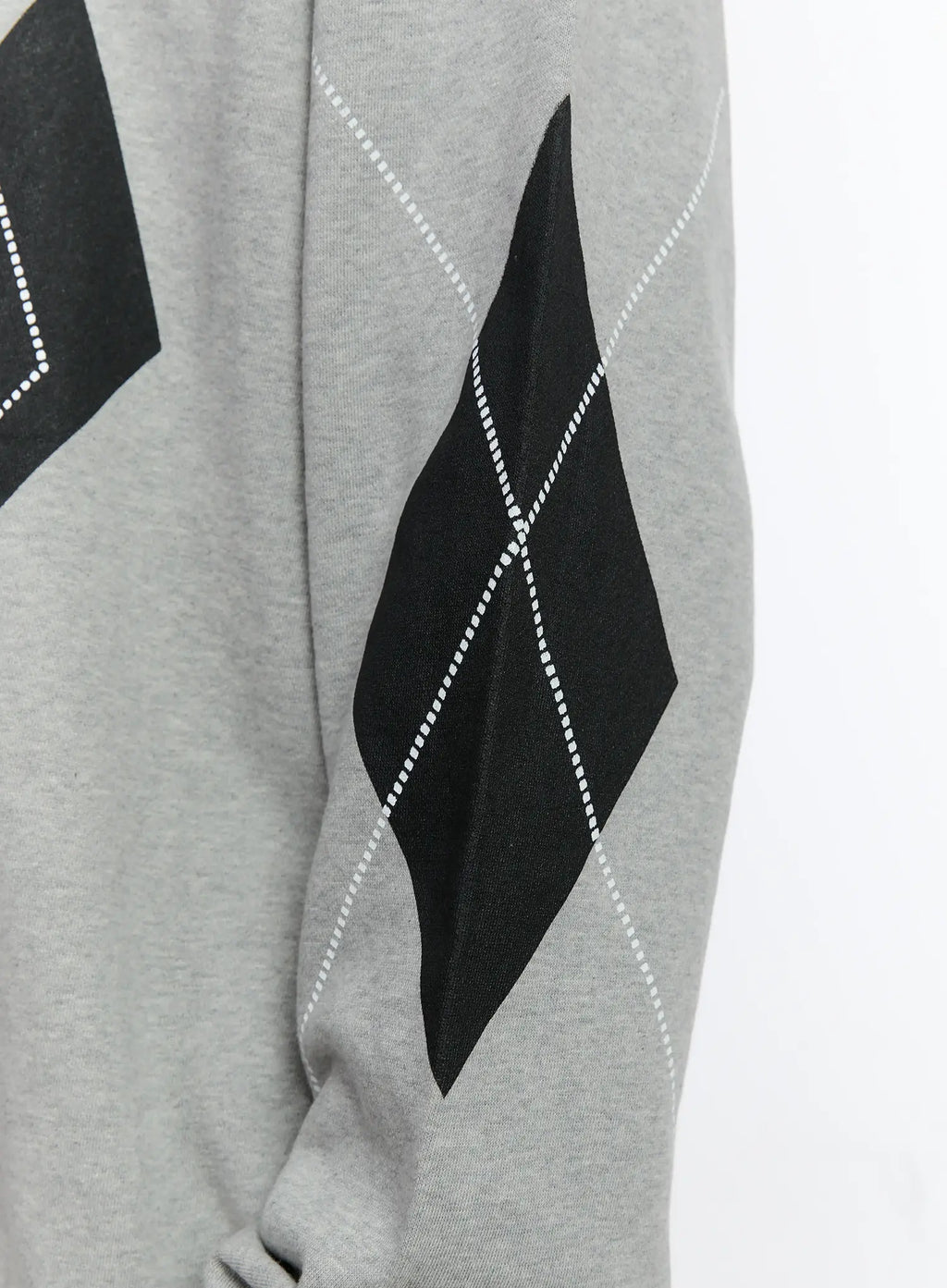Men's Argyle Pattern Sweatshirt IS530