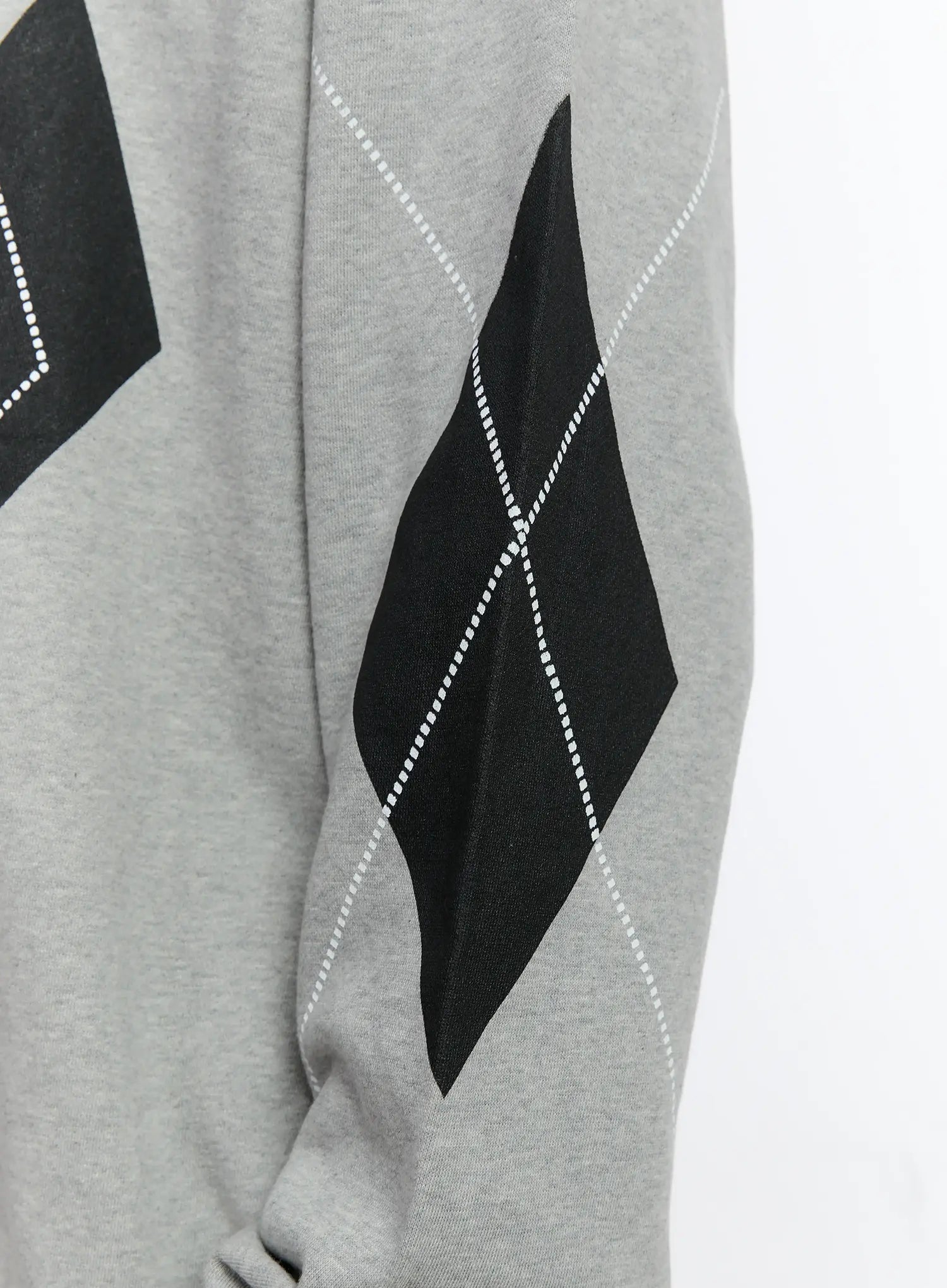 Men's Argyle Pattern Sweatshirt IS530