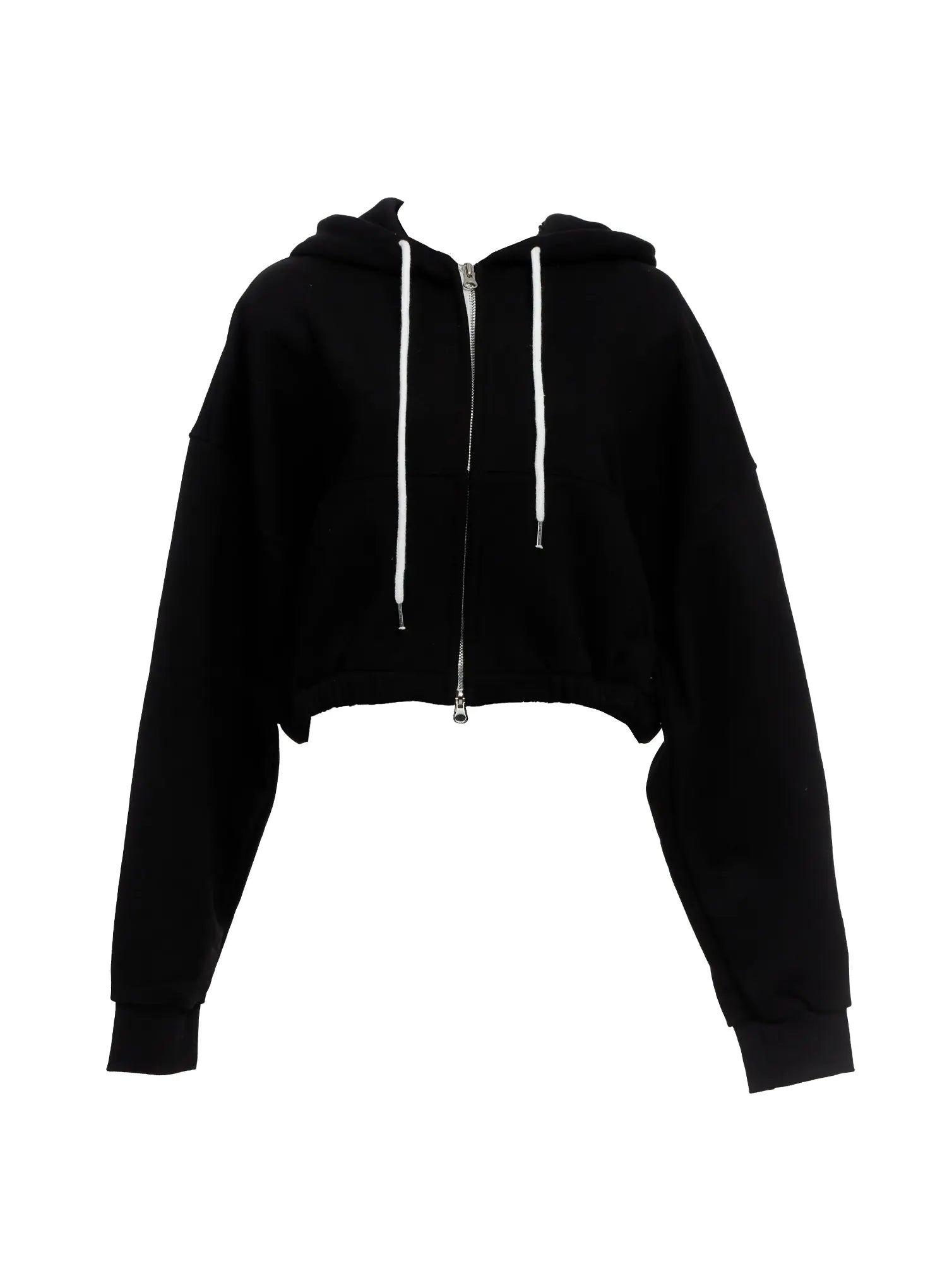 Cropped Zip-Up Hoodie IO517
