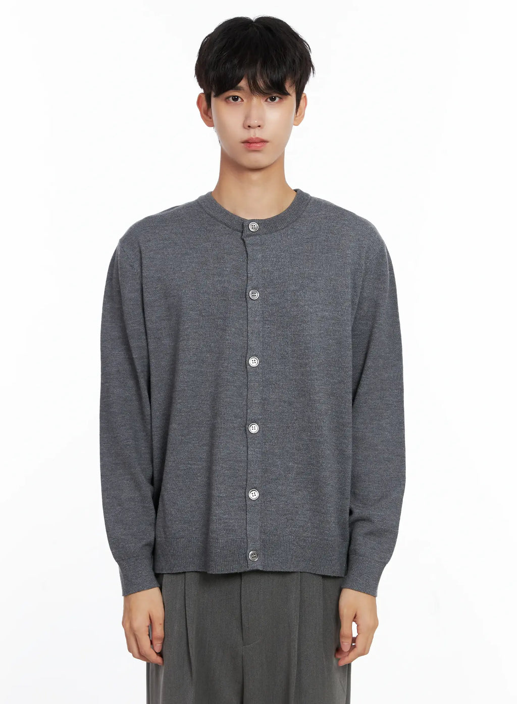 Men's Classic Round Cardigan IS519