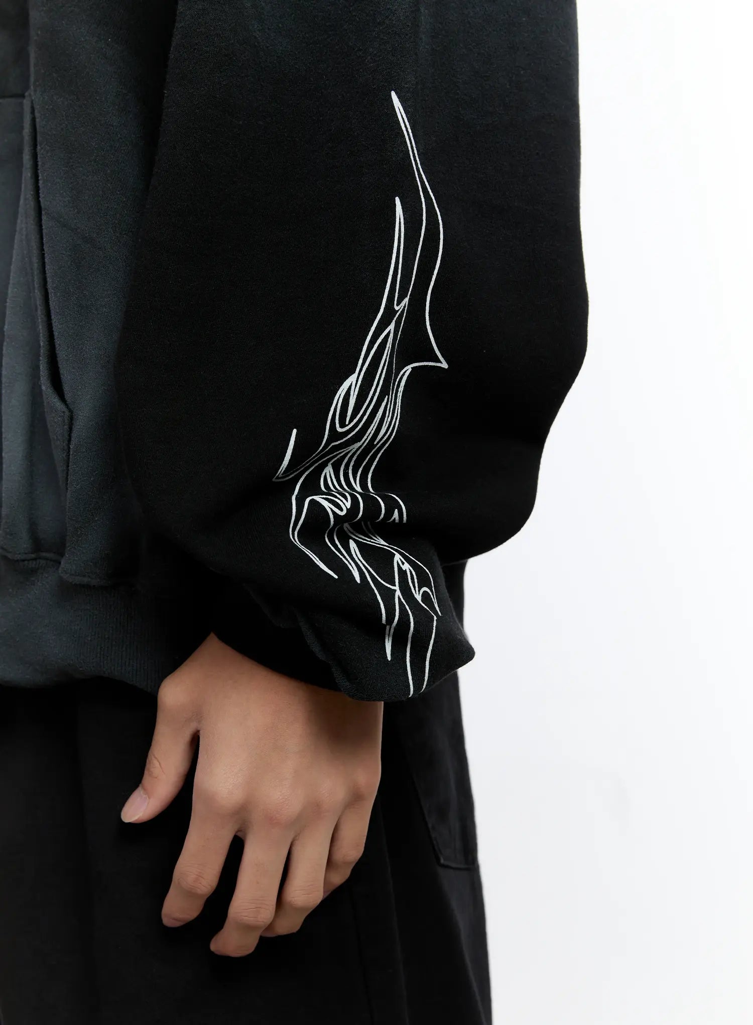 Men's Graphic Zip-Up Hoodie IS530