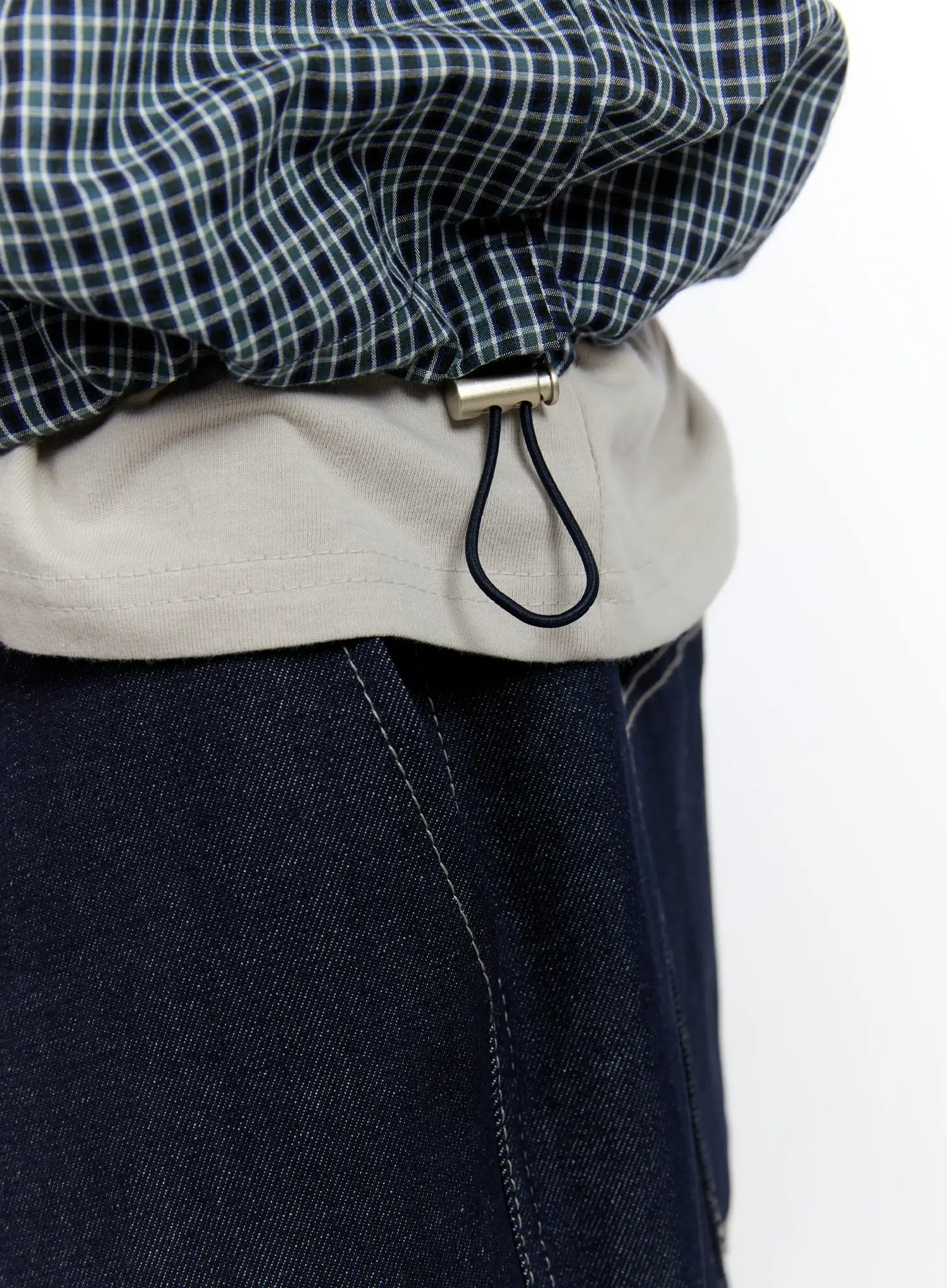 Men's Checkered Windbreaker Jacket IS529