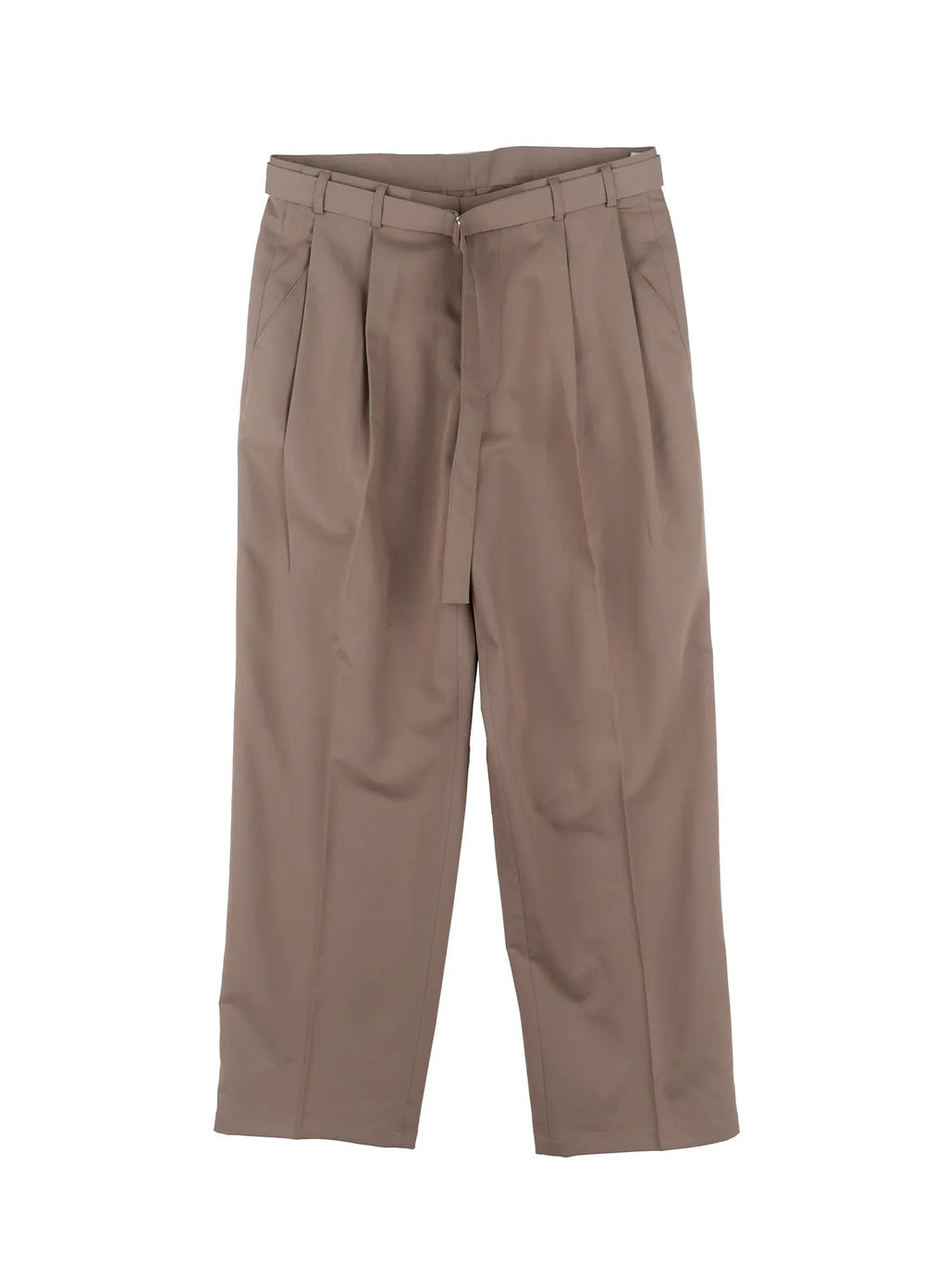 Men's Classic Belted Wide-Leg Pants IO506