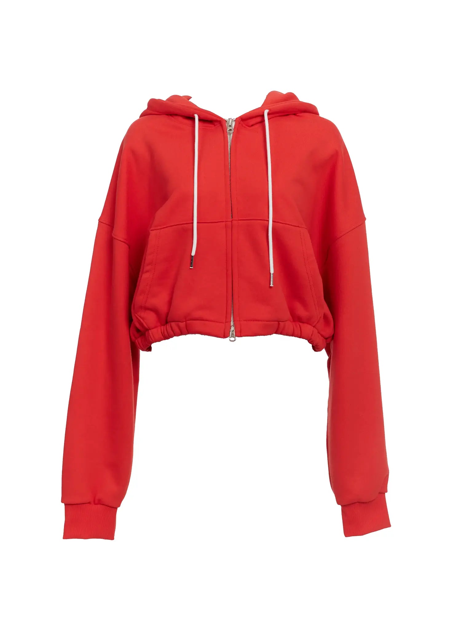 Cropped Zip-Up Hoodie IO517