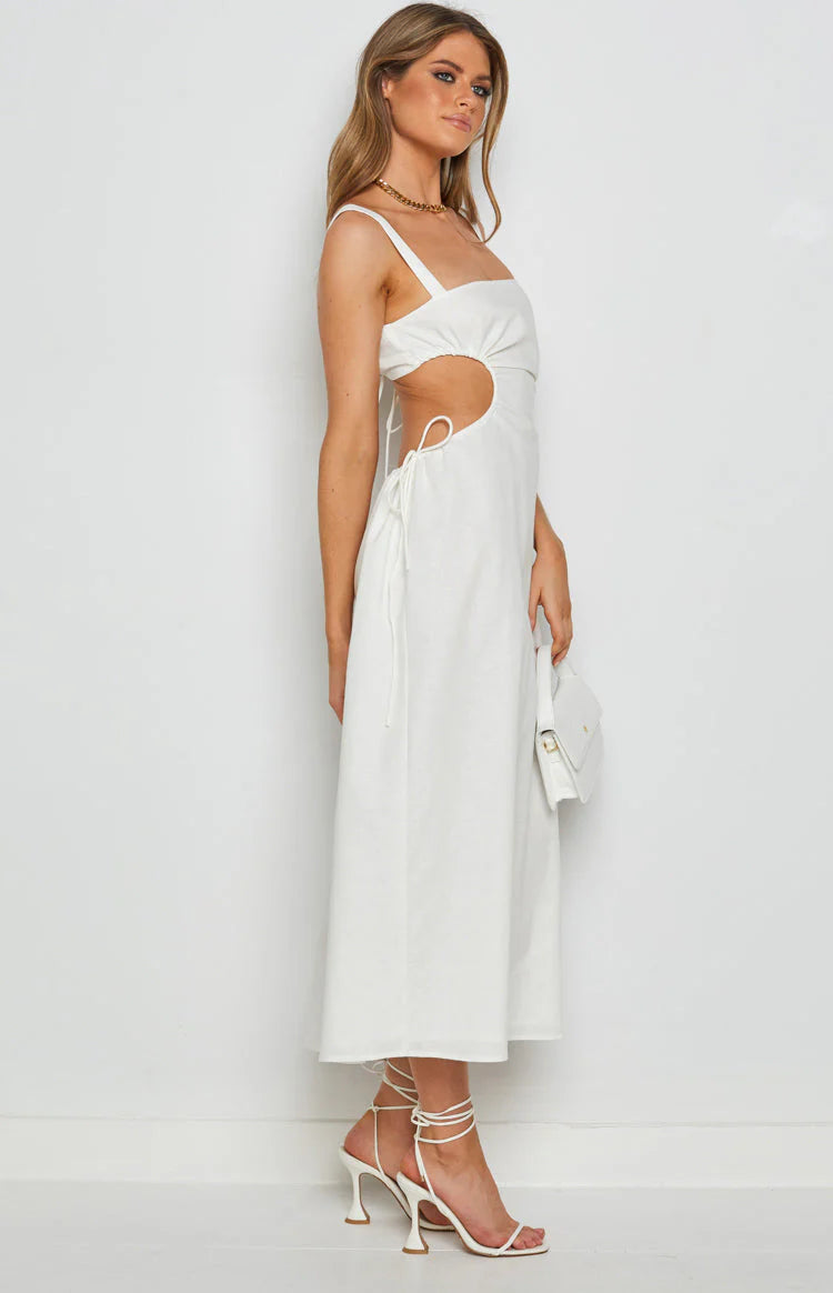 Penelope Midi Dress White