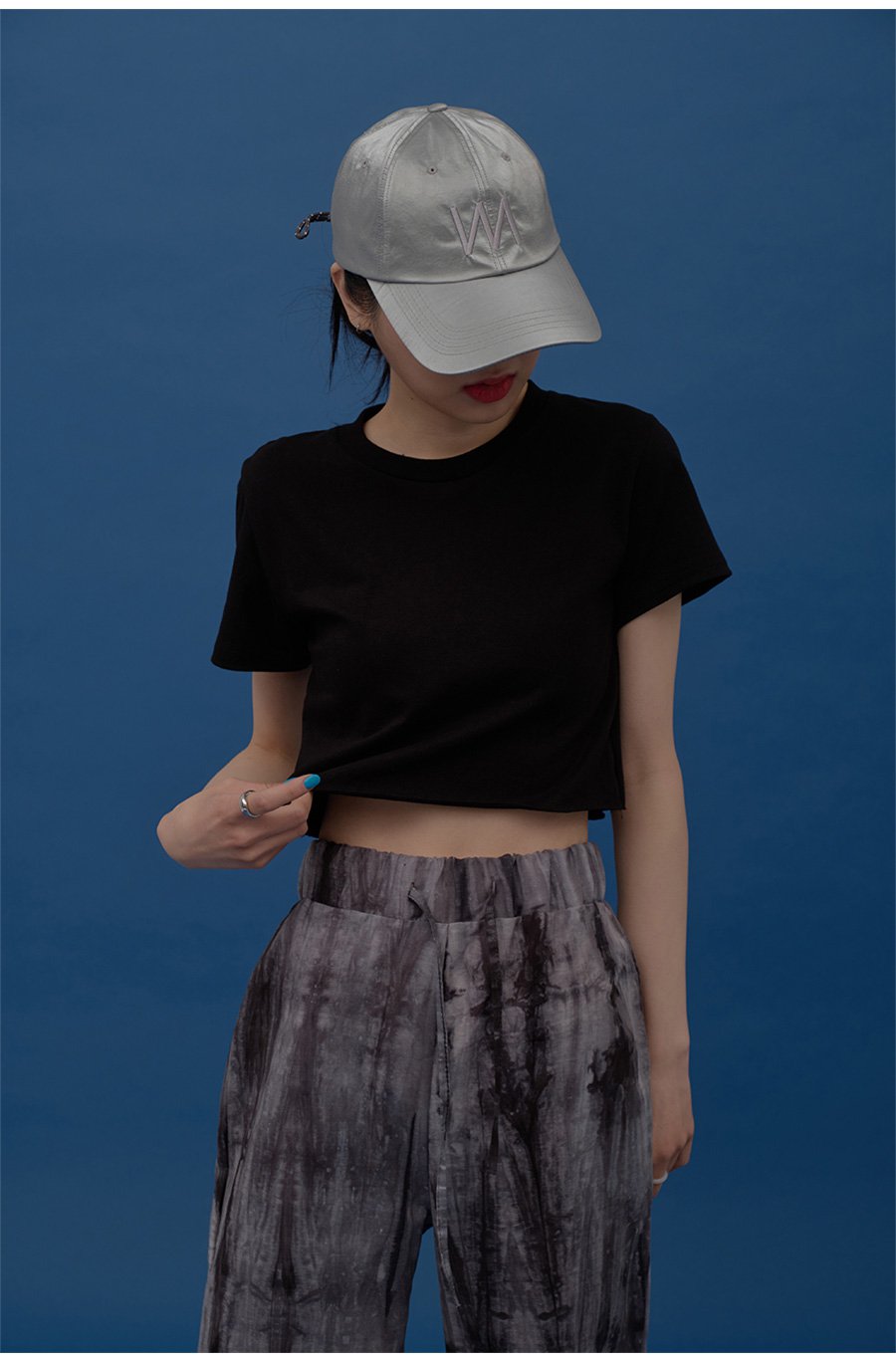 Short Sleeve Crop T Shirt F22