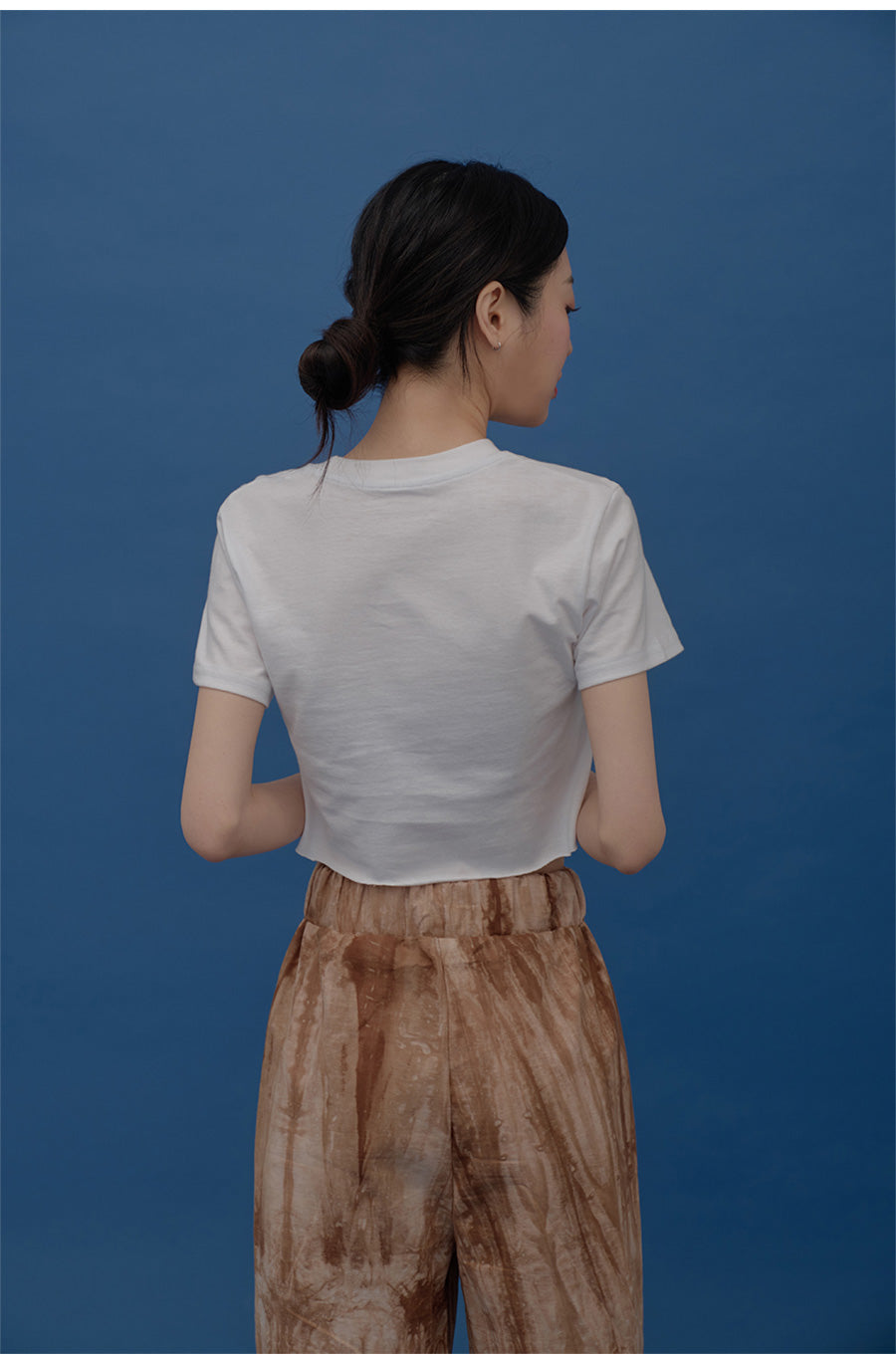 Short Sleeve Crop T Shirt F22