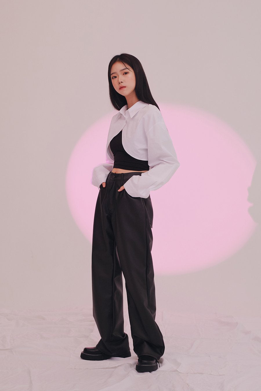 Cropped Shirt Shrug J24