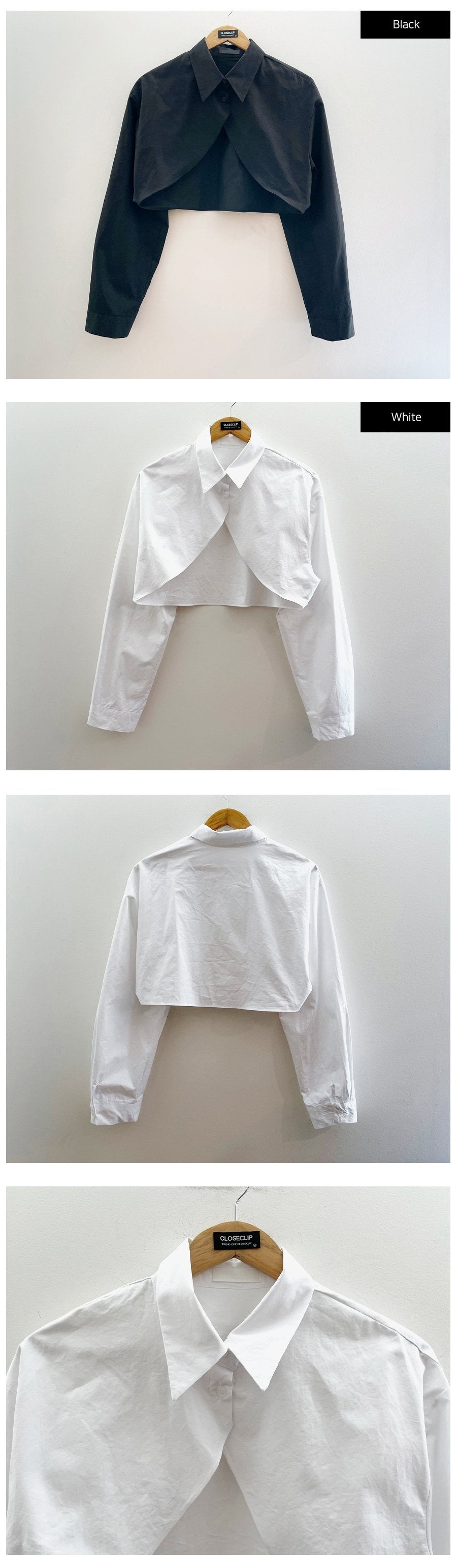 Cropped Shirt Shrug J24