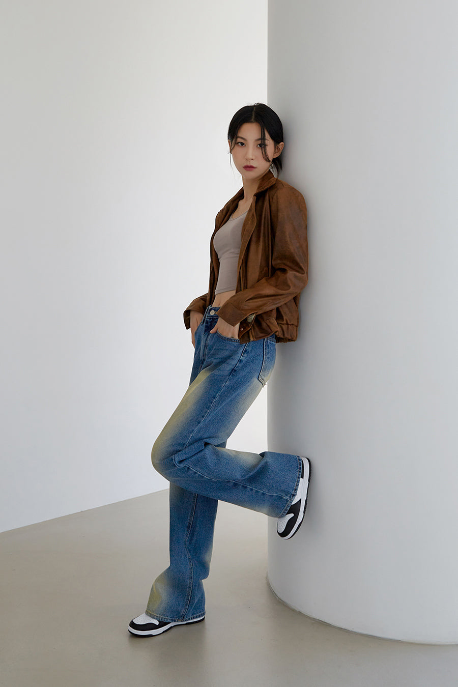 Faux Leather Jacket J23