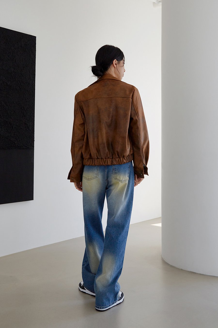 Faux Leather Jacket J23